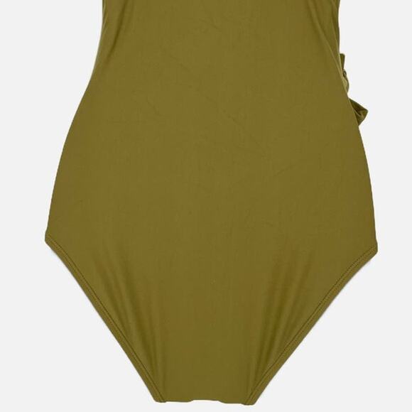 Swimsuit Traditional Style Classic One Piece in Sage Green Size Small - Picture 7 of 9